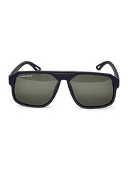 Blue Aviator Square Polarized Sunglasses for Men & Women