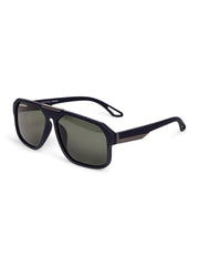Blue Aviator Square Polarized Sunglasses for Men & Women