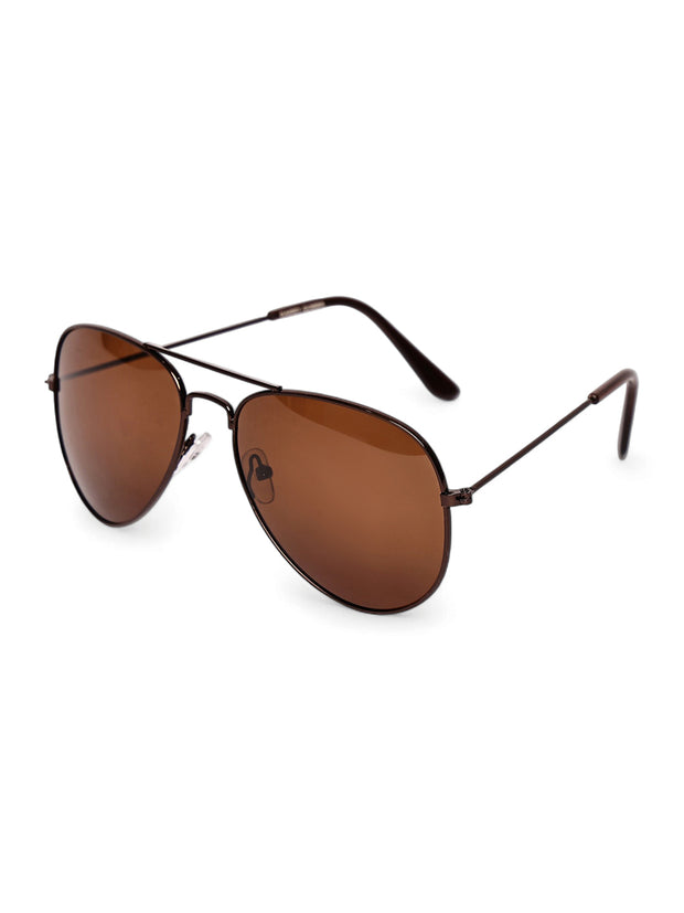 Classic Full-Rim Polorized Aviator Sunglasses