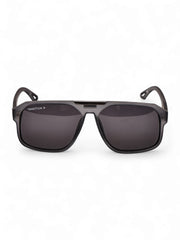 Grey Aviator Square Polarized Sunglasses for Men & Women