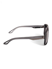 Grey Aviator Square Polarized Sunglasses for Men & Women