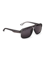 Grey Aviator Square Polarized Sunglasses for Men & Women