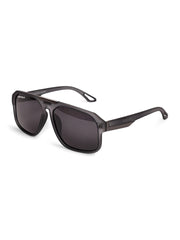 Grey Aviator Square Polarized Sunglasses for Men & Women