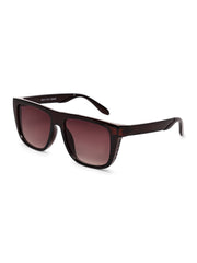 Brown Square Sunglasses with UV Protection