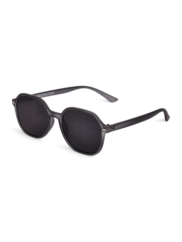 Classic Grey UV-Protected Gradient Square Sunglasses for Unisex