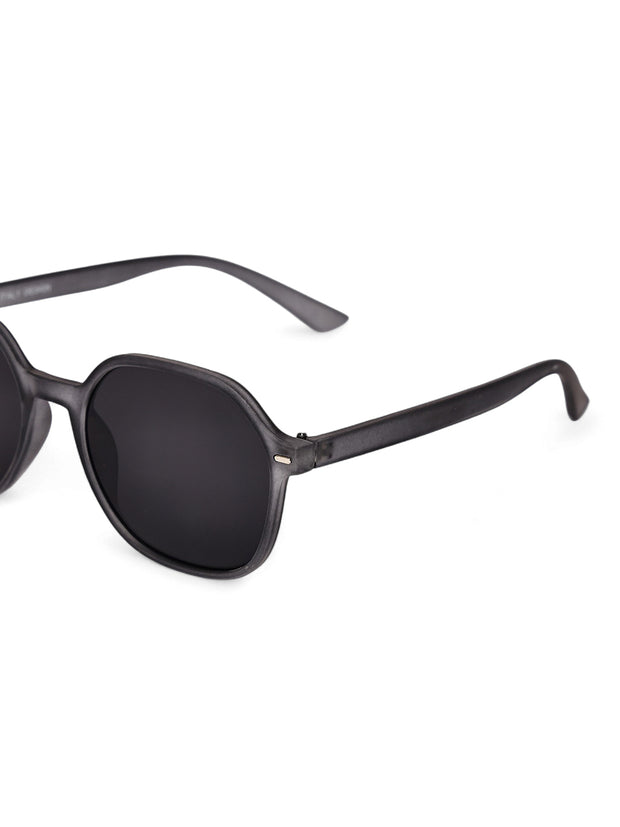 Classic Grey UV-Protected Gradient Square Sunglasses for Unisex