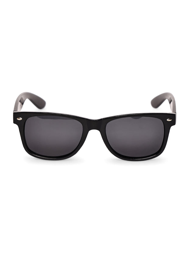Classic Black Wayfarer UV-Protected Sunglasses for Men & Women