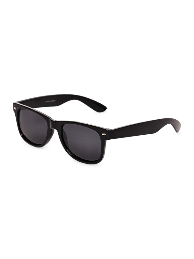 Classic Black Wayfarer UV-Protected Sunglasses for Men & Women