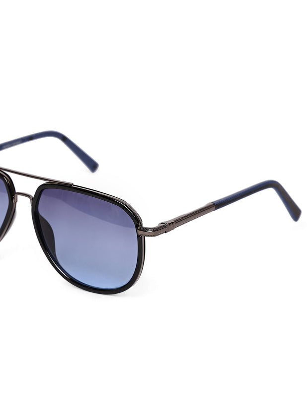 Stylish Unisex Blue Aviator Sunglasses