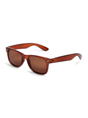 Classic Brown Wayfarer UV-Protected Sunglasses for Men & Women