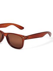 Classic Brown Wayfarer UV-Protected Sunglasses for Men & Women
