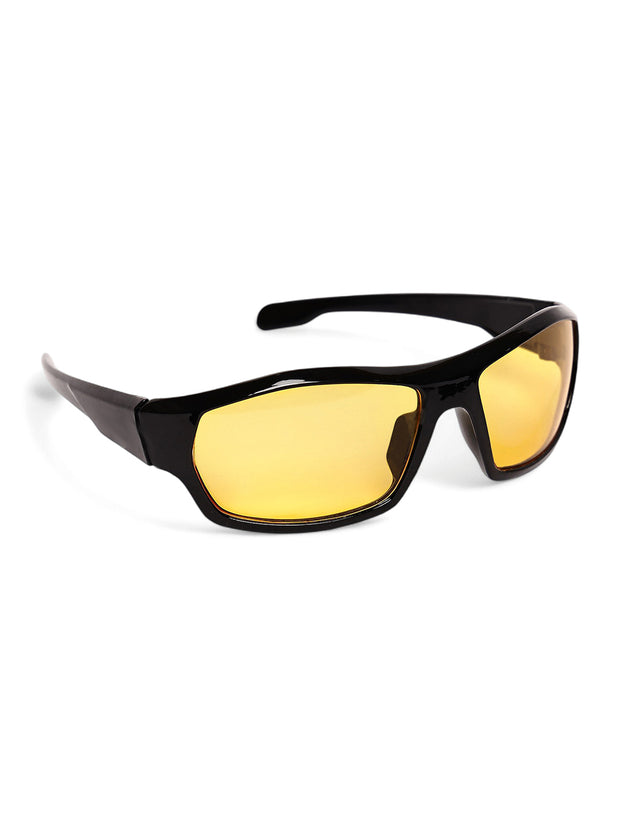 Night Vision Yellow Lens Driving Sunglasses For Unisex