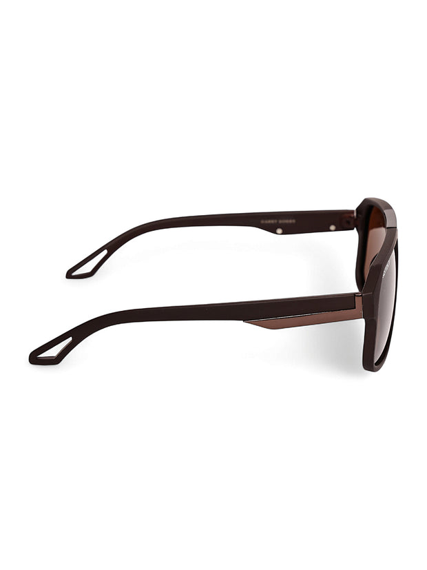 Brown Aviator Square Polarized Sunglasses for Men & Women
