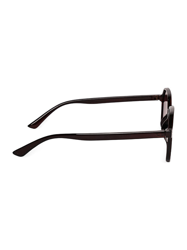 Classic Brown UV-Protected Gradient Square Sunglasses for Unisex