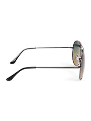 Unisex Green Polorized Aviator Sunglasses