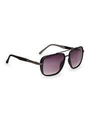 Grey Square UV-Protected Sunglasses