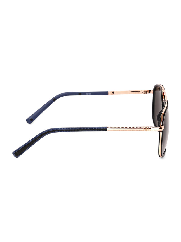 Stylish Unisex Gold & Blue  Aviator Sunglasses
